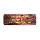 Search for red return address labels Autumn