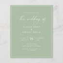 Search for sage green wedding invitations Classic