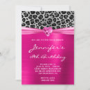 Search for hot pink 18th birthday invitations Silver