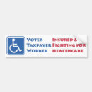 Search for healthcare bumper stickers Politics