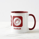 Search for football field mugs Touchdown