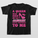Search for queens are born in january tshirts Crown