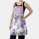 Search for purple flower aprons Mother