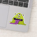Search for funny cartoon eyes stickers Monster