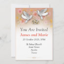 Search for white dove wedding invitations Simple