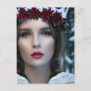 Search for winter goddess postcards Woman