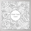 Search for black floral pattern posters Mandala