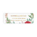 Search for green and gold return address labels Elegant and modern