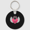 Search for heart wing key rings Red