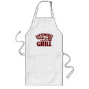 Search for licensed to grill aprons Humour