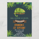 Search for chameleon birthday invitations Party