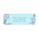 Search for snowflake wedding return address labels Shower
