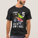 Search for 5th dinosaur birthday tshirts Rex