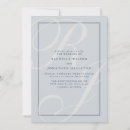 Search for monogram wedding invitations Chic