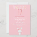 Search for sweet seventeen invitations Pink