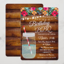 Search for mason jar birthday invitations Bbq