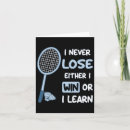 Search for badminton lover postcards Athlete