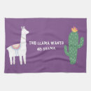 Search for llama tea towels Purple