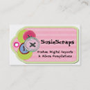 Search for scrapbook business cards Vintage