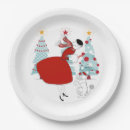 Search for dog christmas plates Red