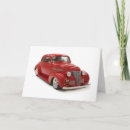 Search for vintage car invitations Red