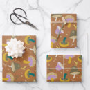 Search for cute mushroom wrapping paper Autumn