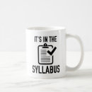 Search for syllabus mugs Teacher