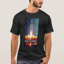 Search for rocket launch tshirts Artemis