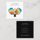 Search for pickleball paddle business cards Vintage