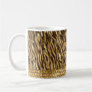 Search for gold tiger mugs Elegant