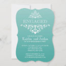 Search for teal engagement party invitations Vintage