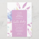 Search for purple floral baby shower invitations Gender neutral