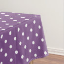 Search for purple polka dot tablecloths Pattern