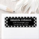 Search for gothic skull return address labels Floral