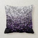 Search for purple and silver cushions Faux glitter