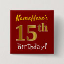 Search for 15th birthday badges Fun