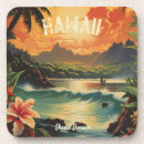 Search for vintage travel coasters Hawaii