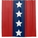 Search for red white and blue shower curtains Usa