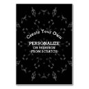 Search for blank table cards Black