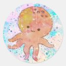 Search for vintage octopus stickers Marine life