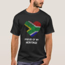 Search for south african flag tshirts Heart