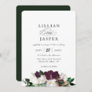 Search for purple gold white invitations Pretty