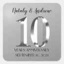 Search for anniversary envelope seals Metallic