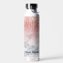 Search for glitter water bottles Rose gold