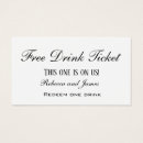 Search for free drink ticket Simple