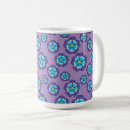 Search for violet flower mugs Pattern