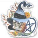 Search for blue pentagram stickers Witch