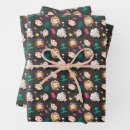 Search for characters wrapping paper Playful design
