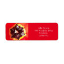 Search for scarlet return address labels Red