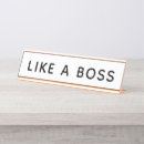 Search for funny boss name plates Self employed